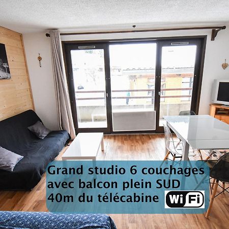 Apartamento Le Relai S34 - Grand et lumineux studio avec coin montagne 4-6 pers, 50m des pistes, grand balcon exposé SUD, DRAPS NON COMPRIS Saint-Jean-dʼAulps Exterior foto