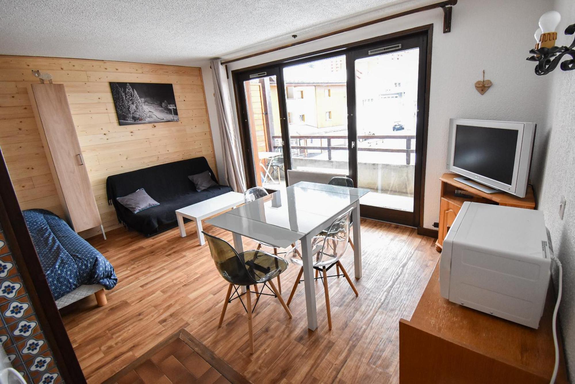 Apartamento Le Relai S34 - Grand et lumineux studio avec coin montagne 4-6 pers, 50m des pistes, grand balcon exposé SUD, DRAPS NON COMPRIS Saint-Jean-dʼAulps Exterior foto